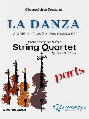cover image of La Danza (tarantella)--String Quartet (parts)